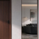 Dark Oak Solid Wood Door KD-S1020