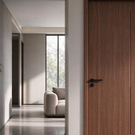Puerta de madera maciza KD-S860